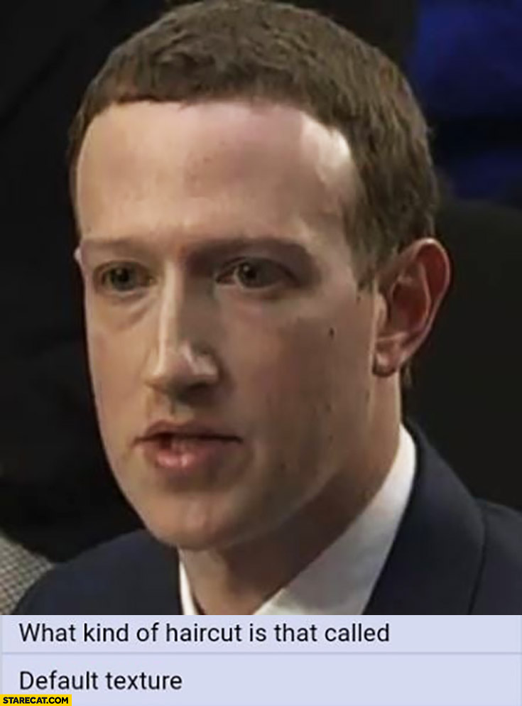 Mark Zuckerberg what kind of haircut is that called? Default texture