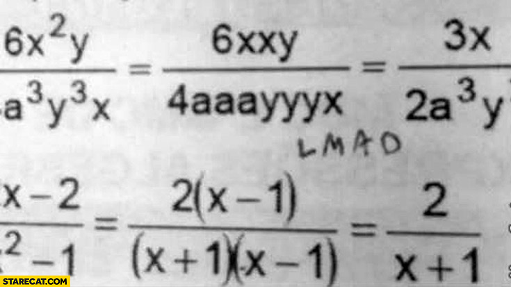 Math equation ayy lmao