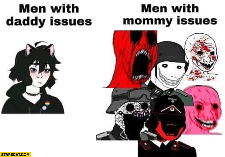 Men with daddy issues vs men with mommy isues comparison