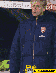Missing pocket Arsene Wenger coach GIF animation