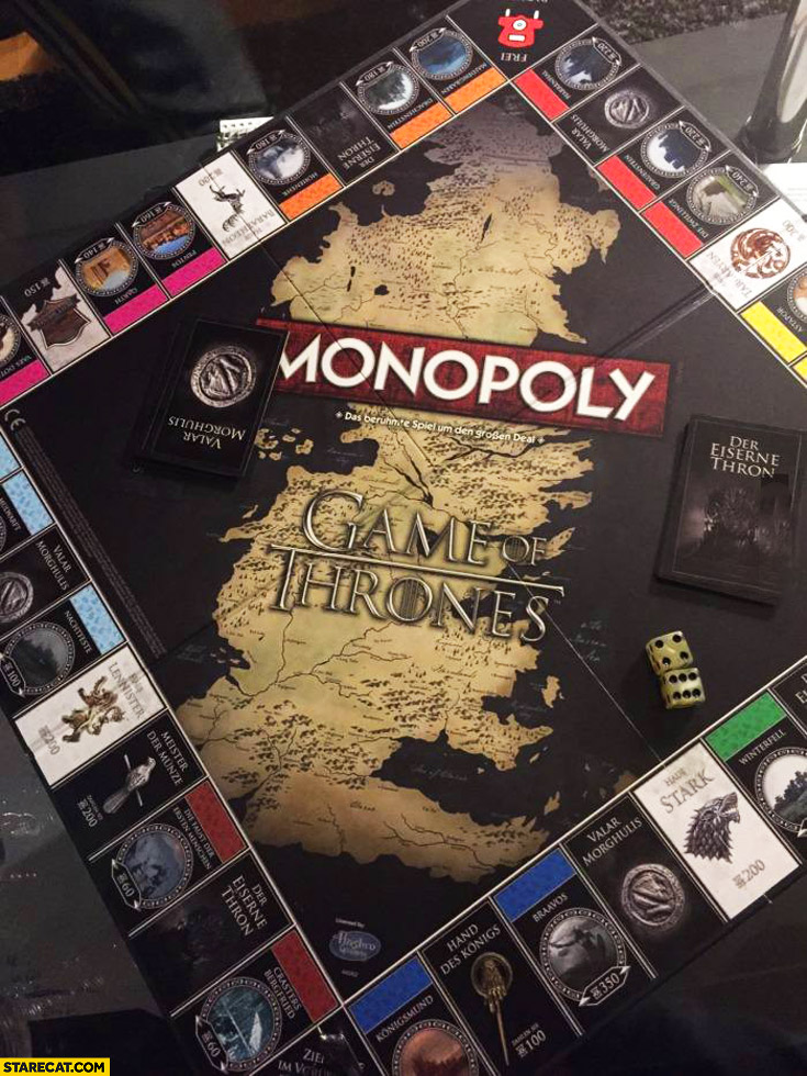 Monopoly: Game of Thrones edition