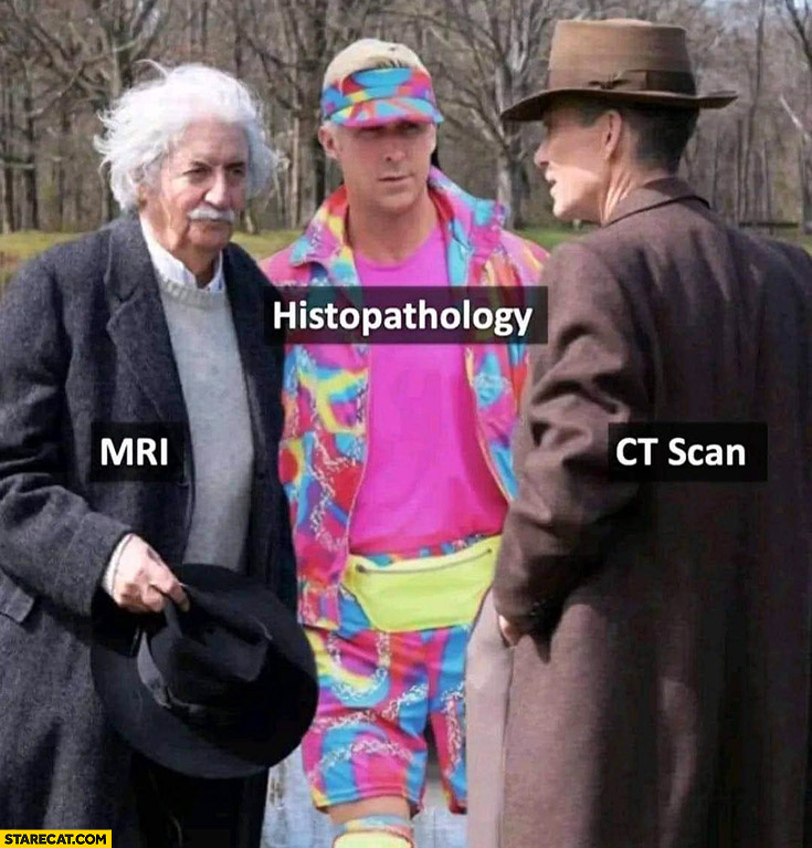 MRI, histopathology, CT scan Einstein Ken Oppenheimer