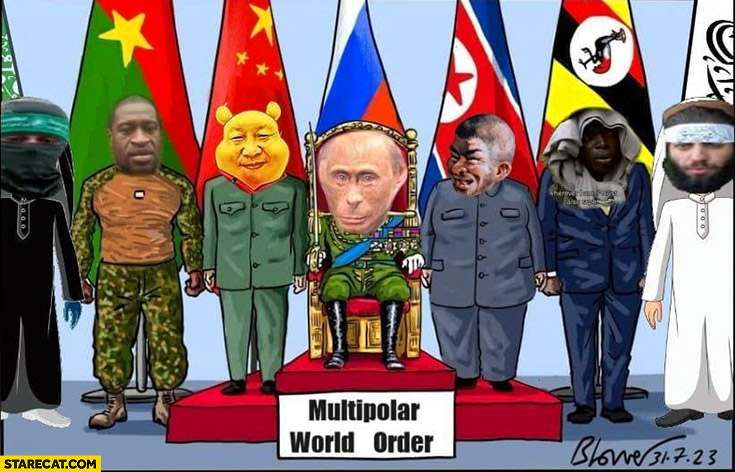 Multipolar world order Putin in the middle