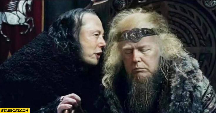 Musk king advisor Trump lord of the rings