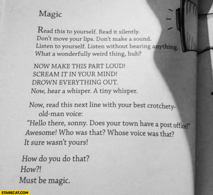 Must be magic