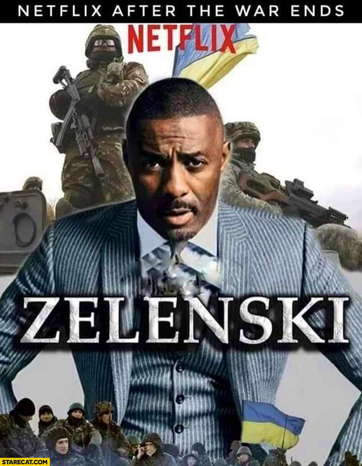 Netflix after the war ends black Zelensky movie original series