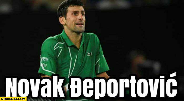 Novak deportovic Djokovic deported from Australia Australian Open