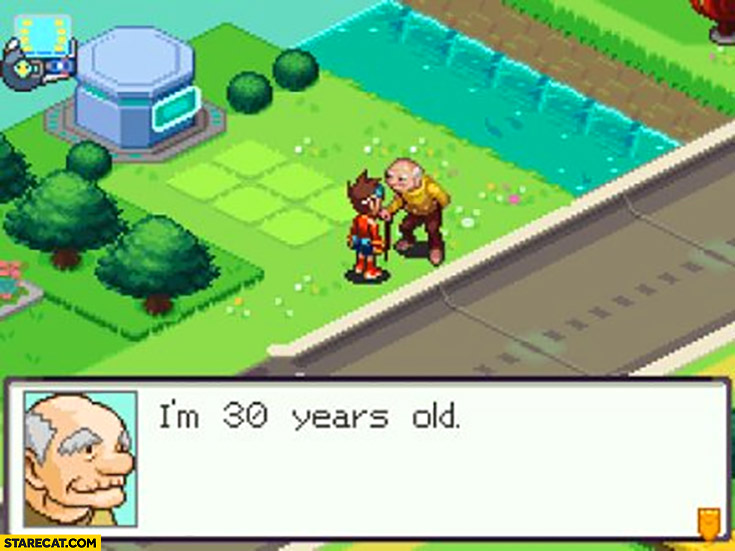 Old man: I’m 30 years old grandpa game