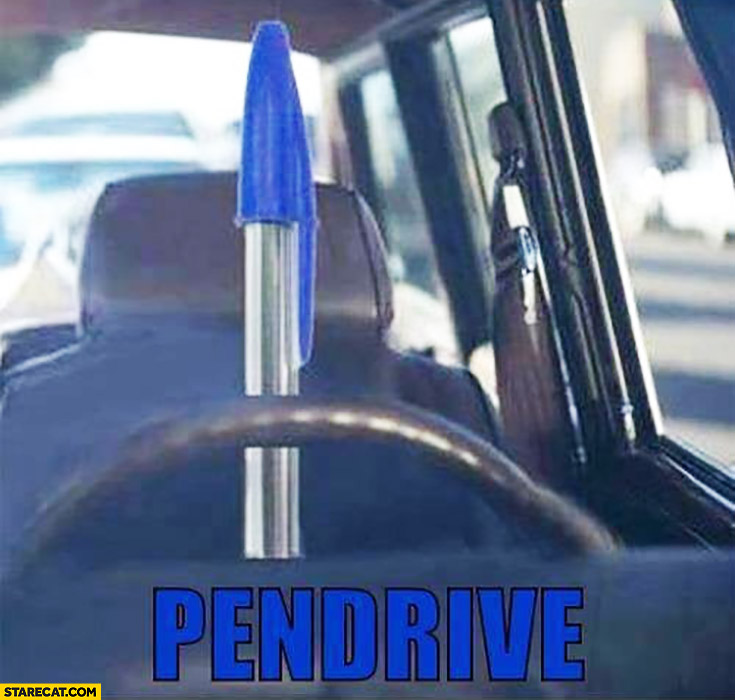 Pen drive pen that drives driver