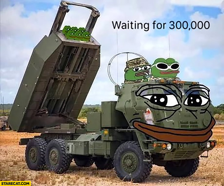 Pepe Himars in Ukraine waiting for 300,000