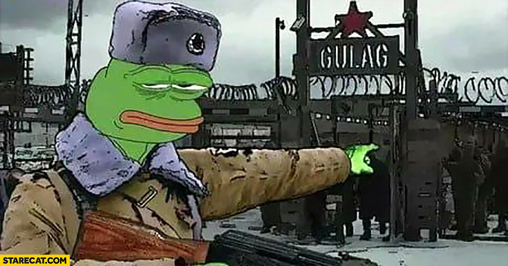 Pepe the frog orders you to go to gulag