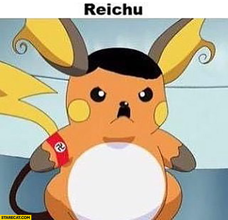 Pikachu Reichu pokemon hitler