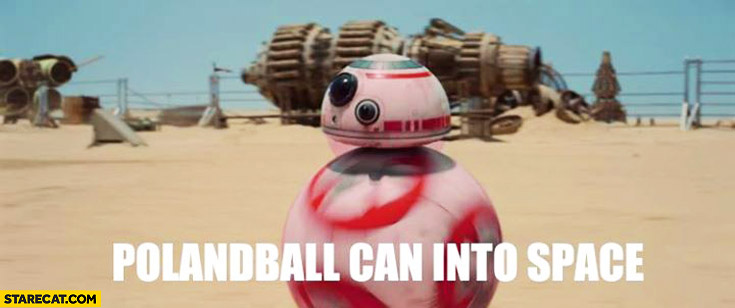 Polandball can into space