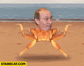 Putin crab animation