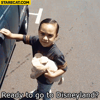 Ready to go to Disneyland? dentist kid animation