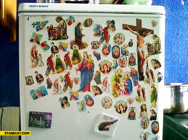 Religious fridge