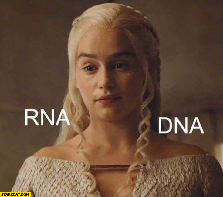 RNA DNA hair comparison Daenerys game of thrones