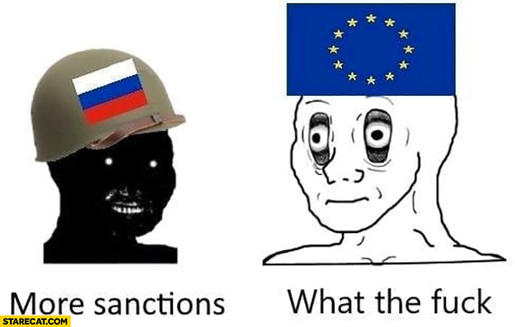 Russia more sanctions European Union what the heck