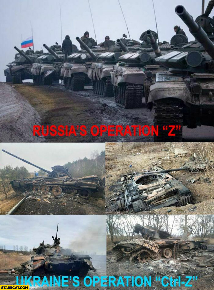 Russia operation Z vs Ukraine operation Ctrl-Z