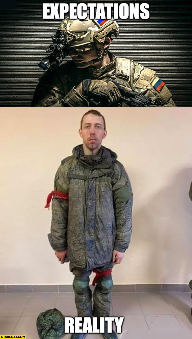 Russian army soldiers expectations vs reality