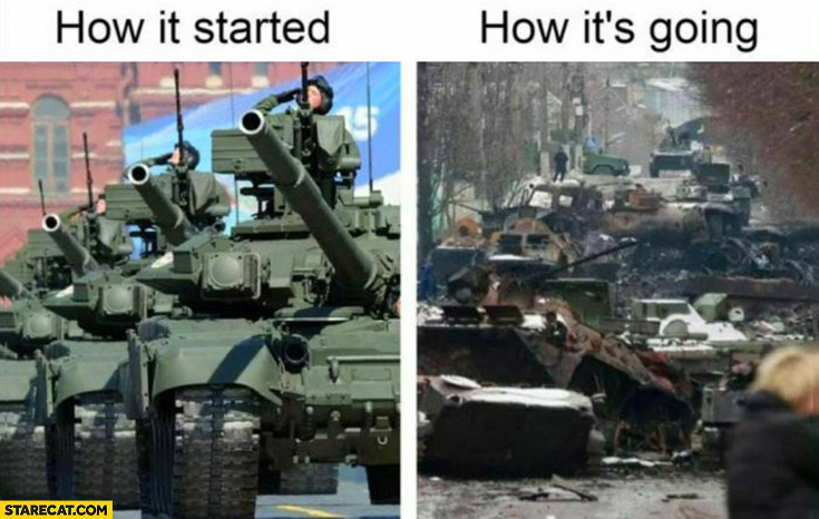 Russian Ukraine invasion how it started vs how it’s going