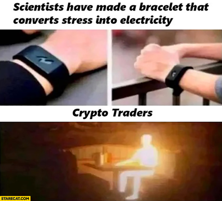Scientists have made a bracelet that converts stress into electricity crypto traders all electric