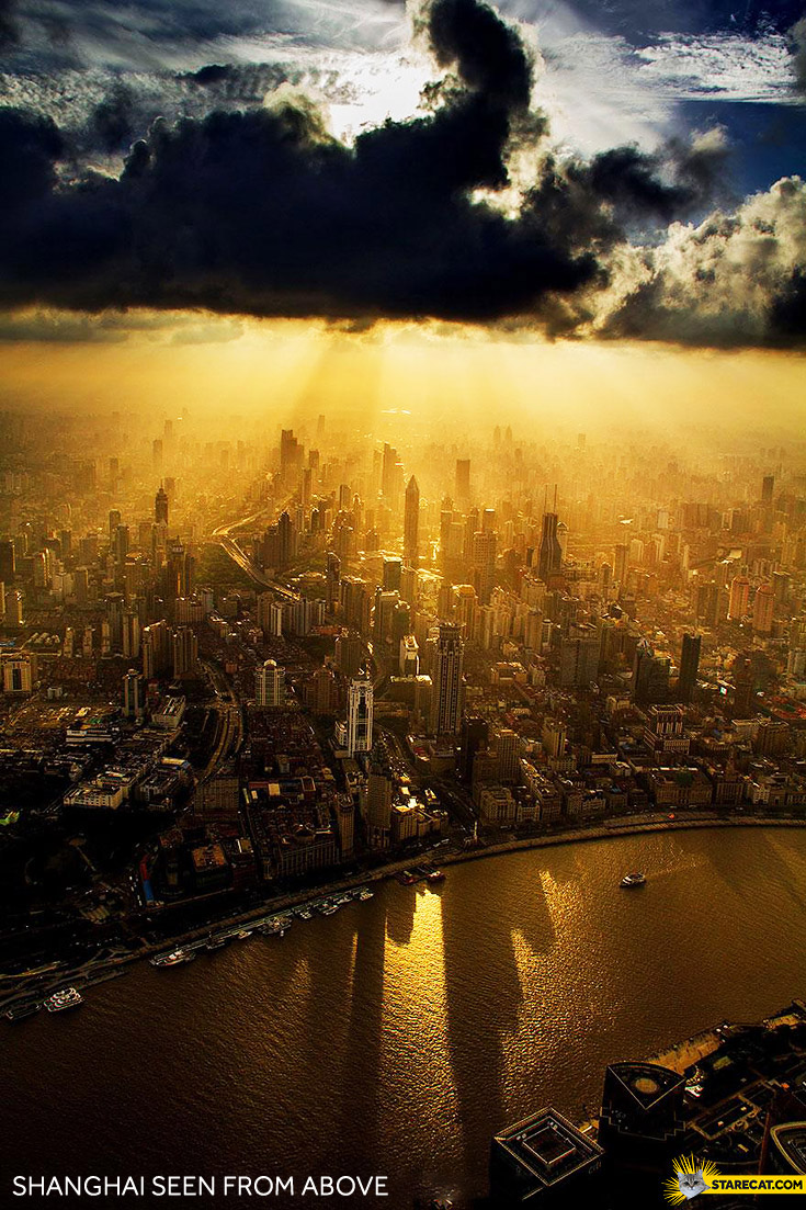 Shanghai from above