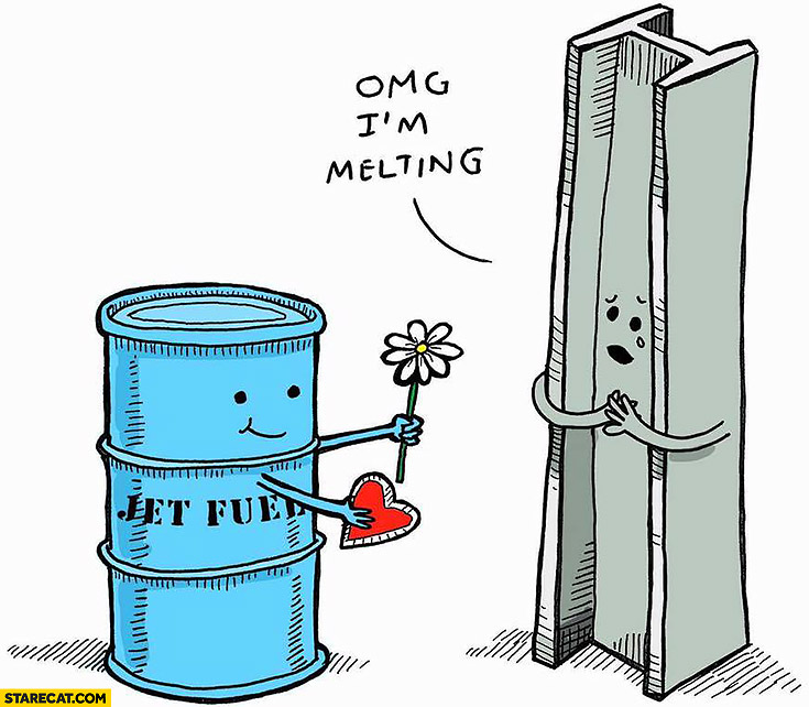 Steel OMG I’m melting jet fuel giving a flower and a heart