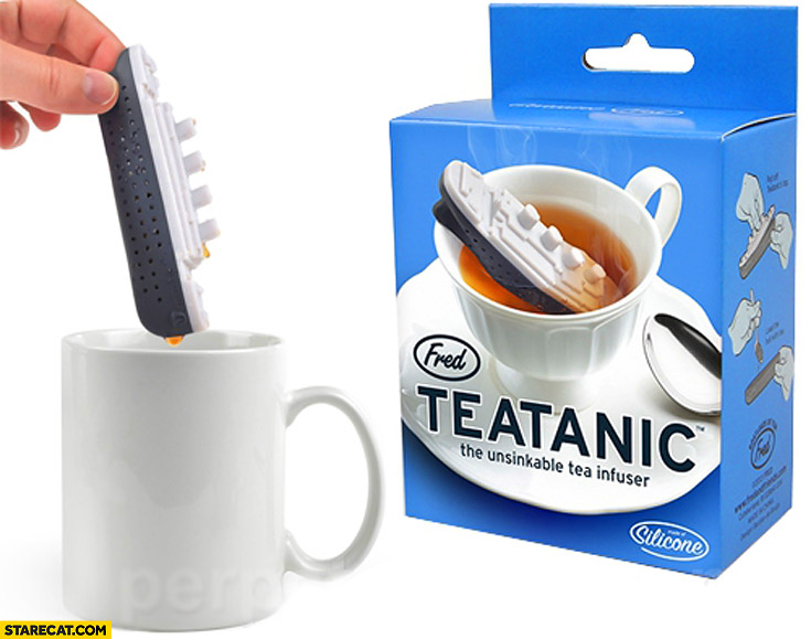 Teatanic unsinkable tea infuser