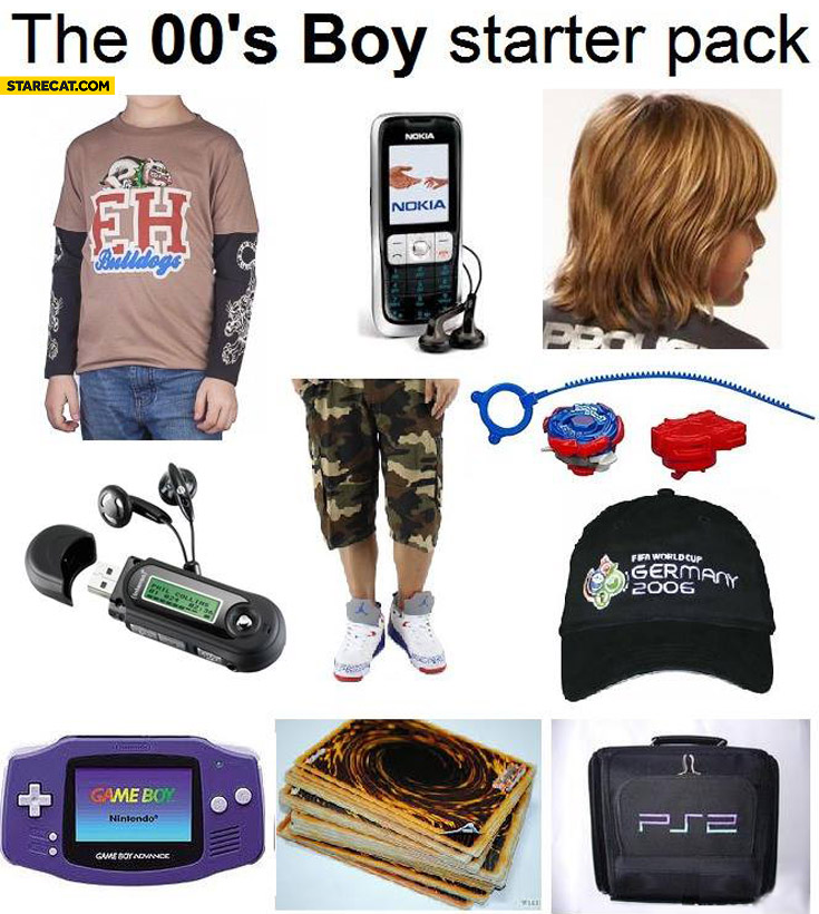 The 00’s boy starter pack
