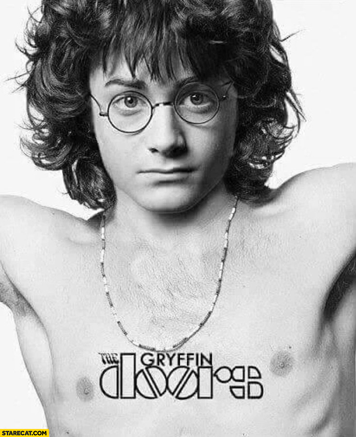 The Gryffin Doors. Harry Potter Jim Morrison The Doors