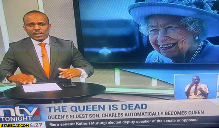 The Queen is dead Charles automatically becomes queen ntv tonight Kenya