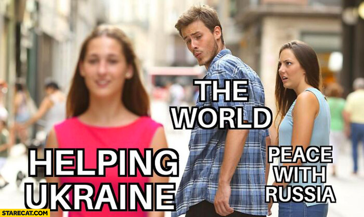 The worlds helping Ukraine instead of keeping peace with Russia