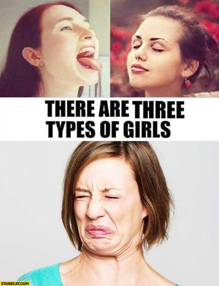 There are three types of girls faces comparison