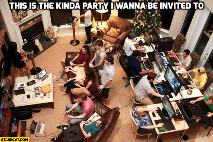 This is the kinda party I wanna be invited to