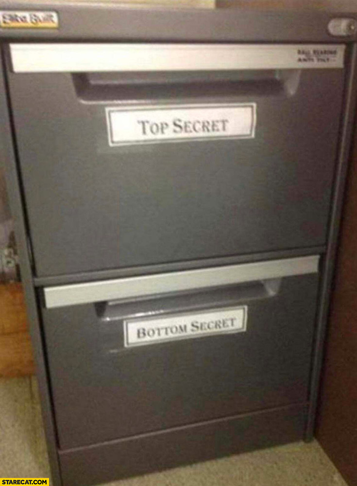 Top secret bottom secret cases