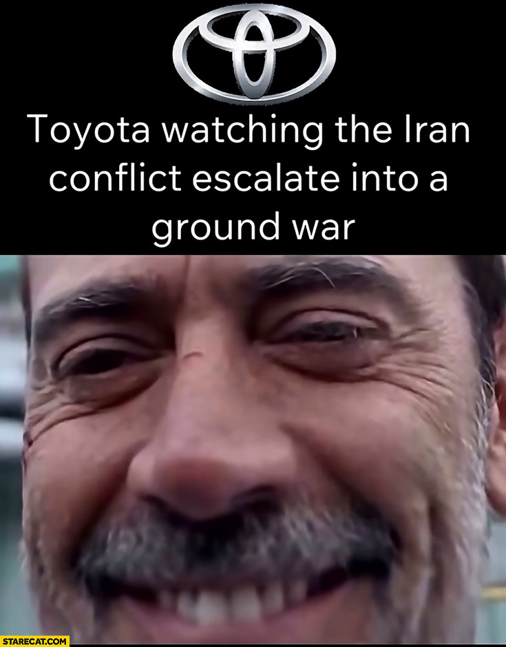 Toyota watching the Iran conflict escalate into a ground war