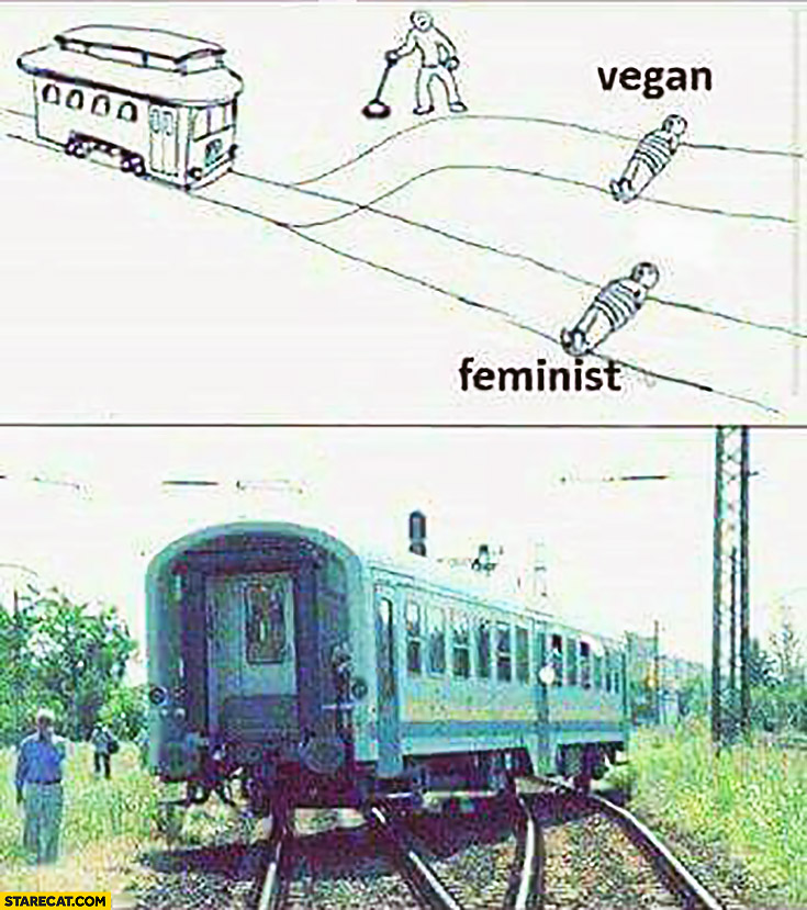 Train switch vegan feminist multi-track drifting