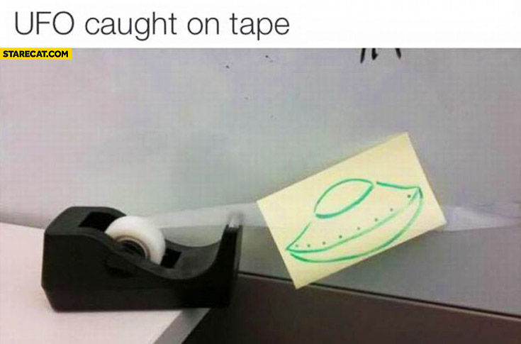 UFO caught on tape