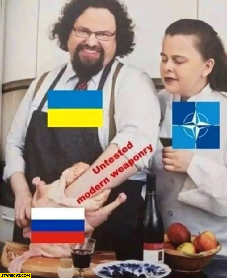 Ukraine testing untested modern weaponry on russia while NATO is watching