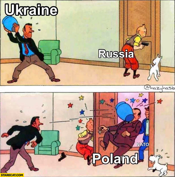 Ukraine trying to hit Russia actually hits Poland with a rocket