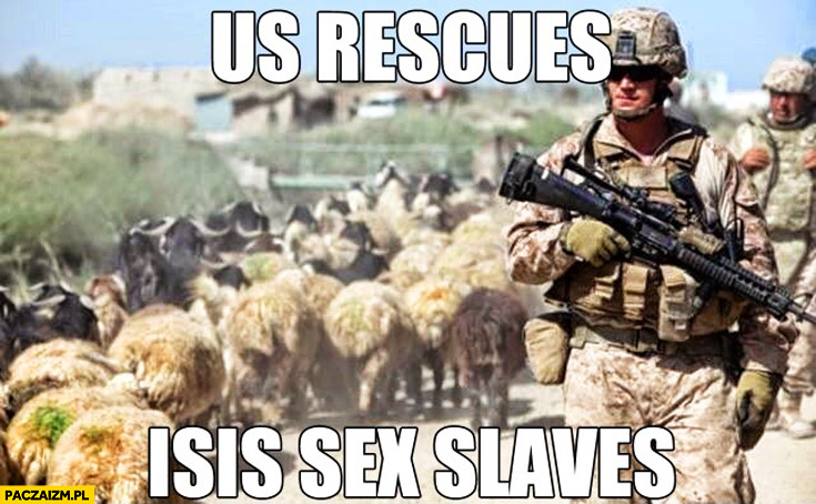 US rescues ISIS sex slaves sheep