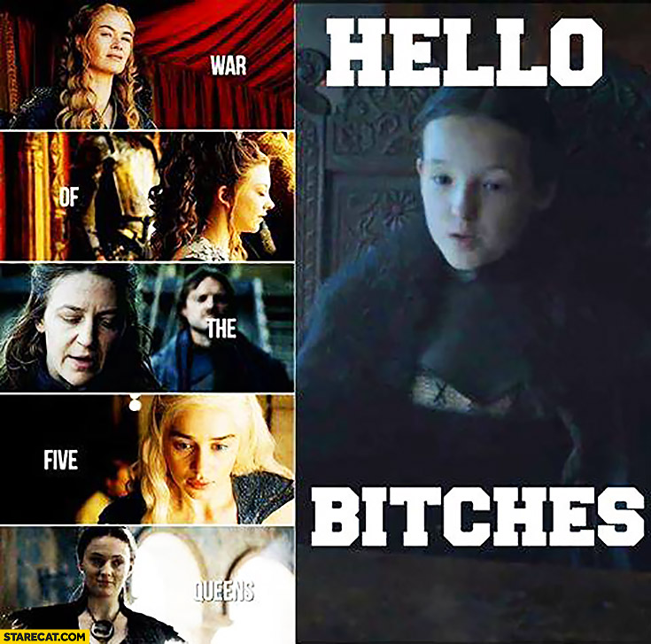 War of the five queens, hello bitches. Lyanna Mormont Game of Thrones