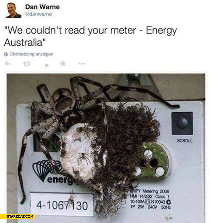 We couldn’t read your meter Energy Australia
