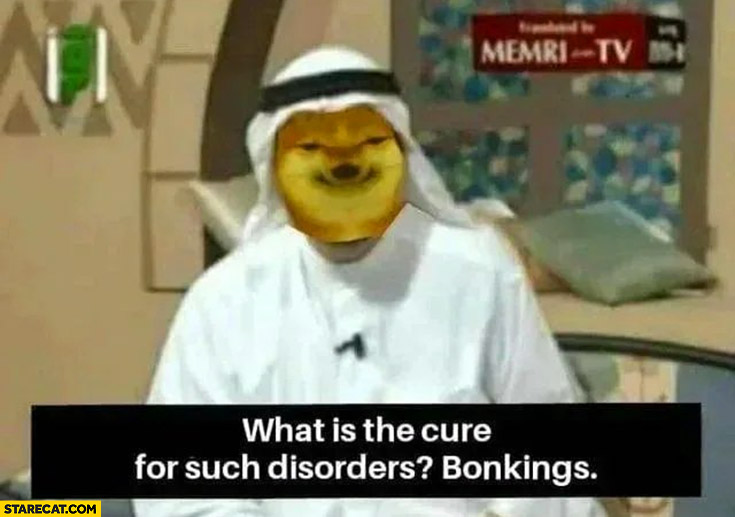 What is the cure for such disorders? Bonkings qatar world cup sheikh doge