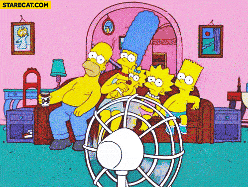 When it’s too hot Simpsons