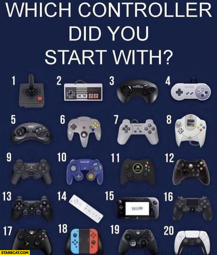 Which controller did you start with?