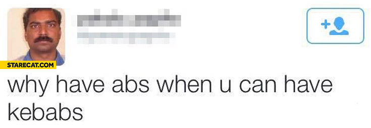 Why have ABS when you can have kebabs twitter