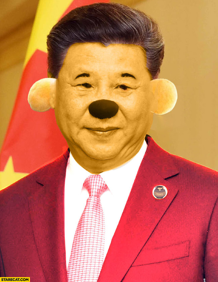 Xi Jinping Winnie the Pooh photoshopped