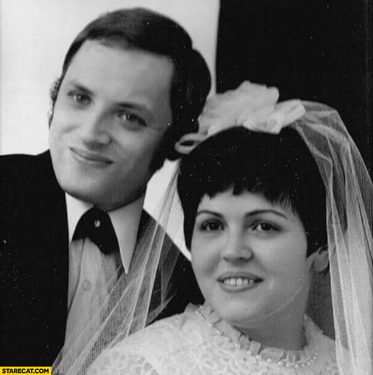 Young hide the pain Harold wedding picture